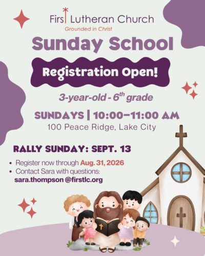 Sunday School Registration (Instagram Post (45)) No QR Code Sunday School Registration Instagram Post 45 No QR Code - First Lutheran Church