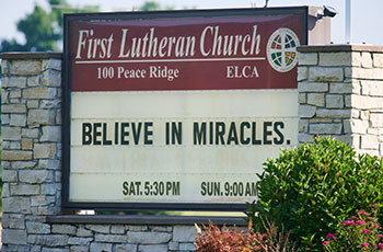 in our church - First Lutheran Church